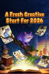 Mobile 2026 January diamond painting banner: 