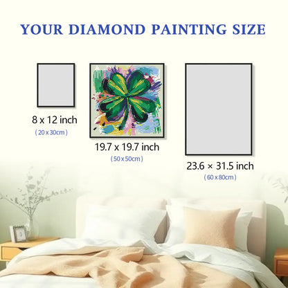 Lucky Canvas diamond painting size comparison chart, multiple sizes available - FEELOOK Art