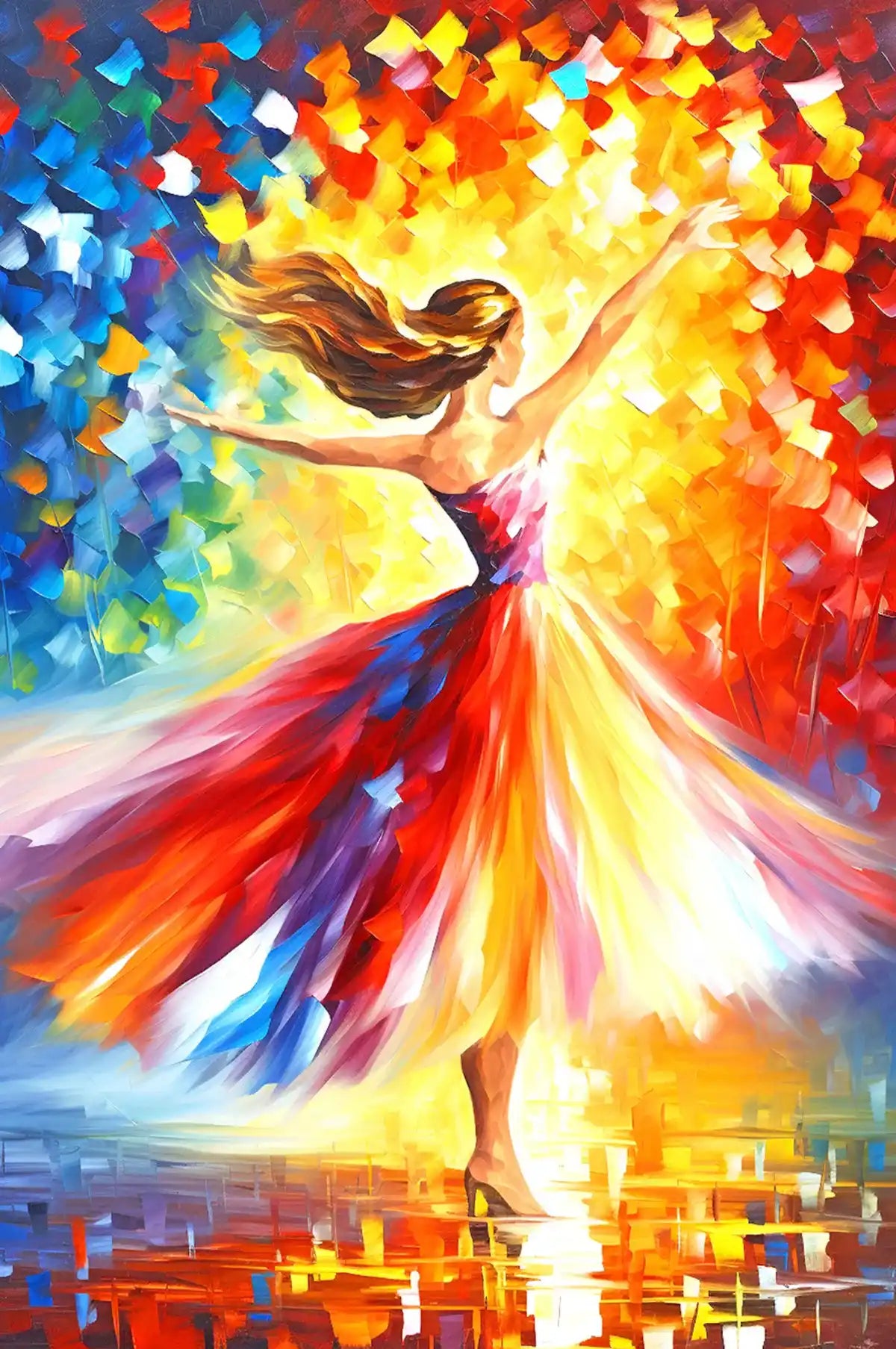 ballet dancer diamond painting full view
