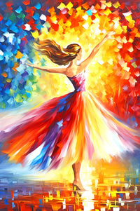 ballet dancer diamond painting full view
