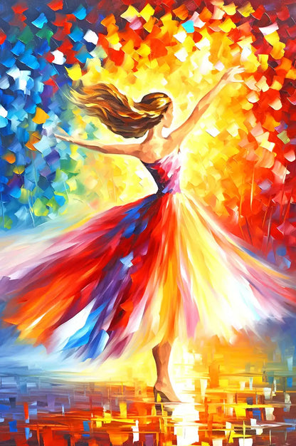 ballet dancer diamond painting full view