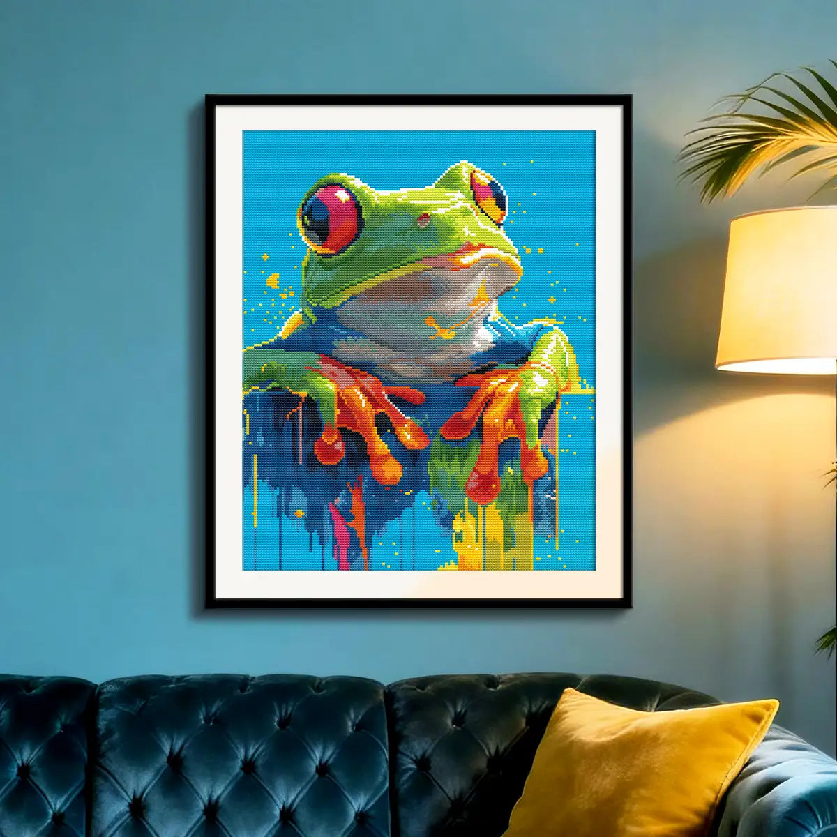 Colorful Amphibian Diamond Painting Elevating Modern Home Decor - FEELOOK Art