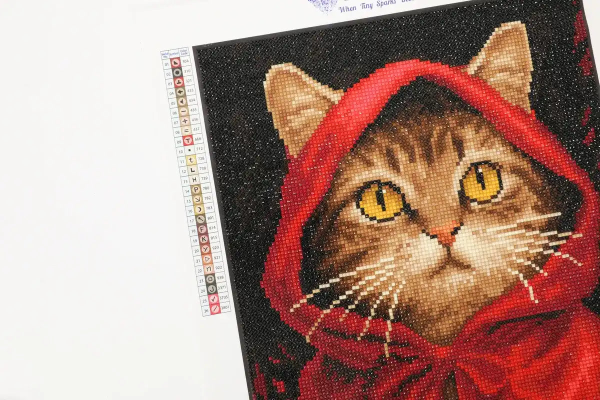 Completed diamond painting shining with vibrant detail and texture – a rewarding finish to the creative journey – FEELOOK Art