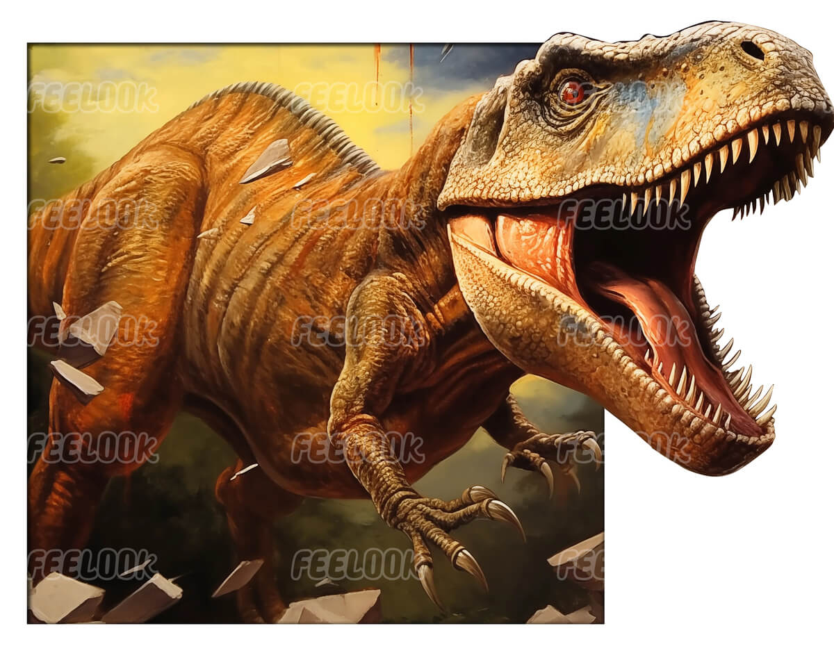 Dinosaur diamond painting kit featuring a detailed dinosaur design, perfect for fans of prehistoric creatures and diamond art kits.