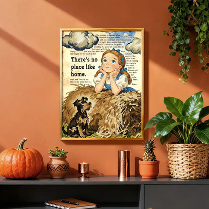 Soft and dreamy display of Dorothy diamond art, evoking nostalgia and classic fantasy storytelling – FEELOOK Art