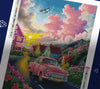 FEELOOK Art homepage banner with slogan When Tiny Sparks Become Masterpieces, representing creative transformation through diamond painting.
