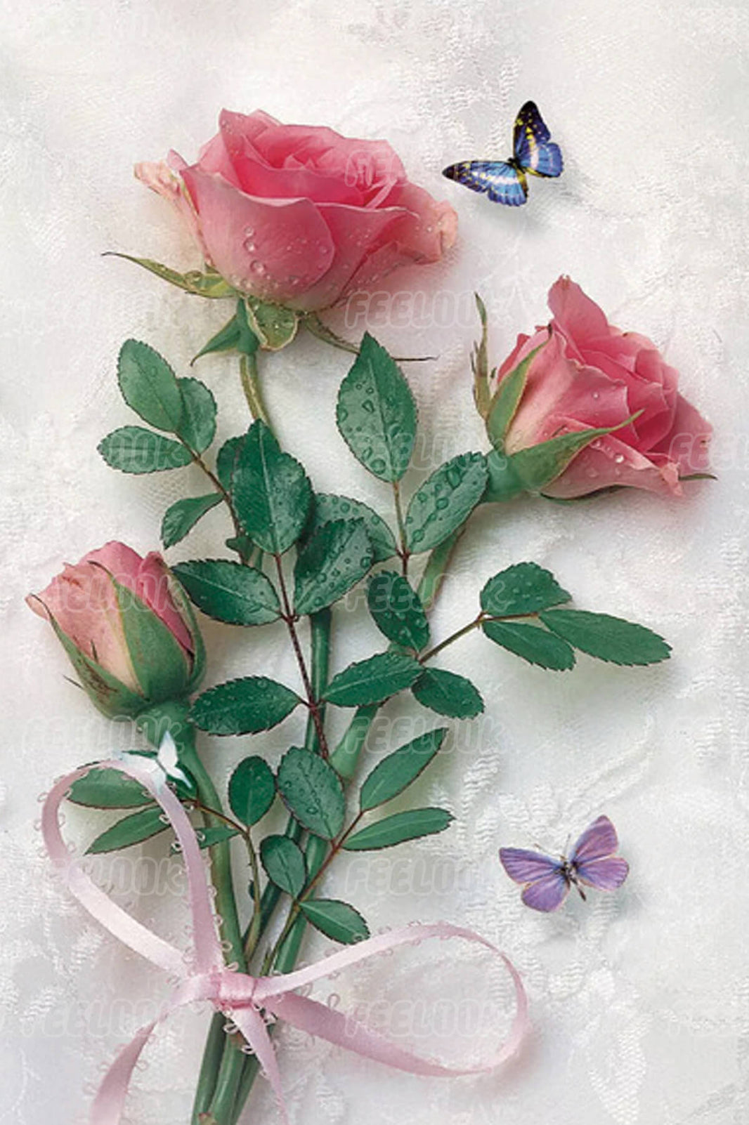 Love Rose diamond painting kit featuring a Diamond painting canvas and beautiful Diamond art kits.