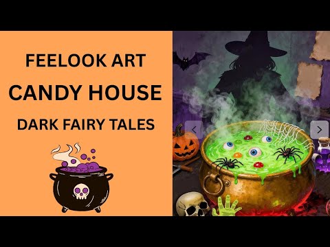 Unboxing video of the Candy House diamond painting kit, featuring premium flocked canvas, resin drills, and whimsical candy-inspired artwork - FEELOOK Art
