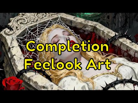 Unboxing video of the Sleeping Beauty diamond painting kit, featuring premium flocked canvas, resin drills, and enchanting fairytale artwork - FEELOOK Art