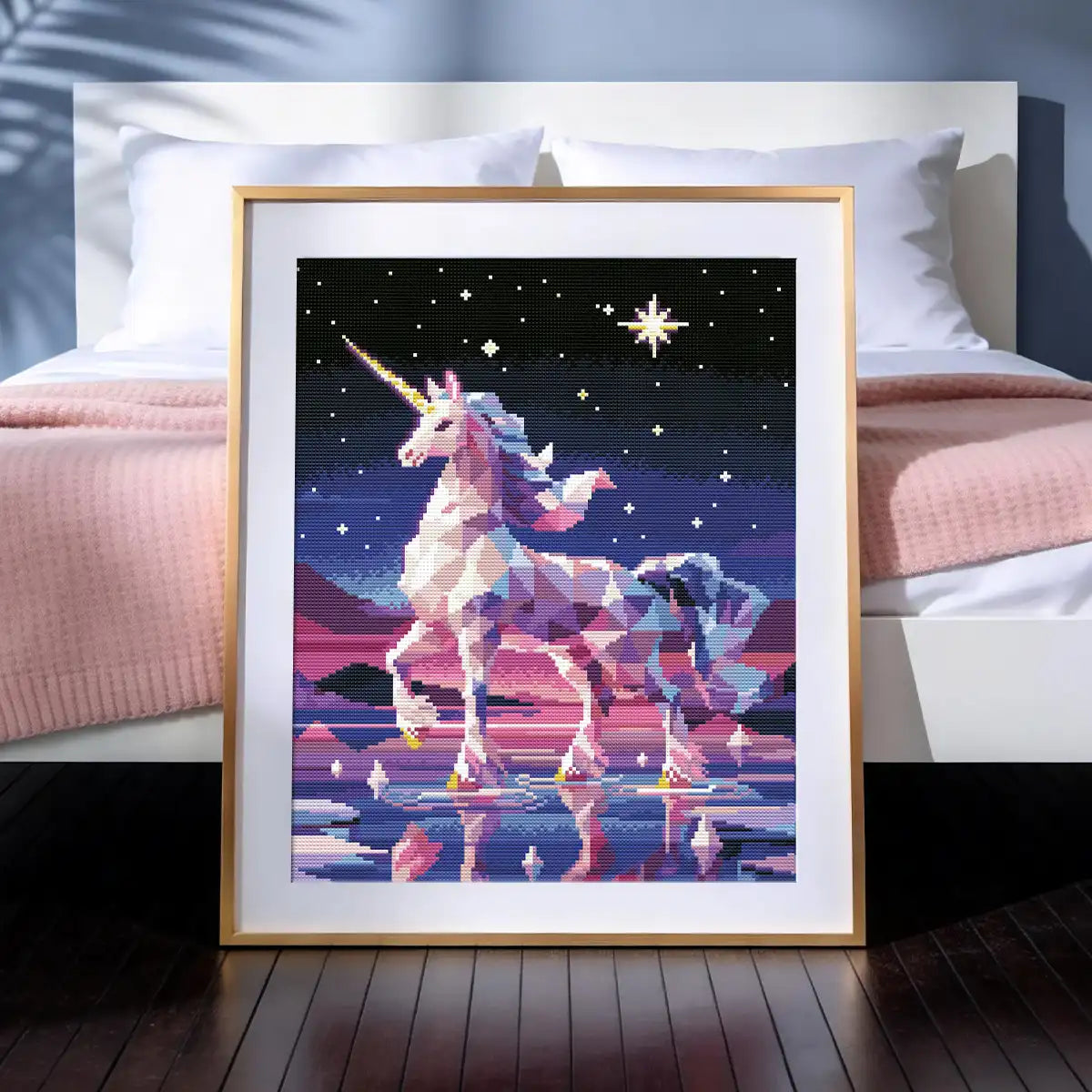 Starlight Unicorn Diamond Painting Artwork for Bedroom Wall Decor - FEELOOK Art