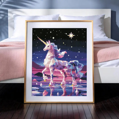 Starlight Unicorn Diamond Painting Artwork for Bedroom Wall Decor - FEELOOK Art