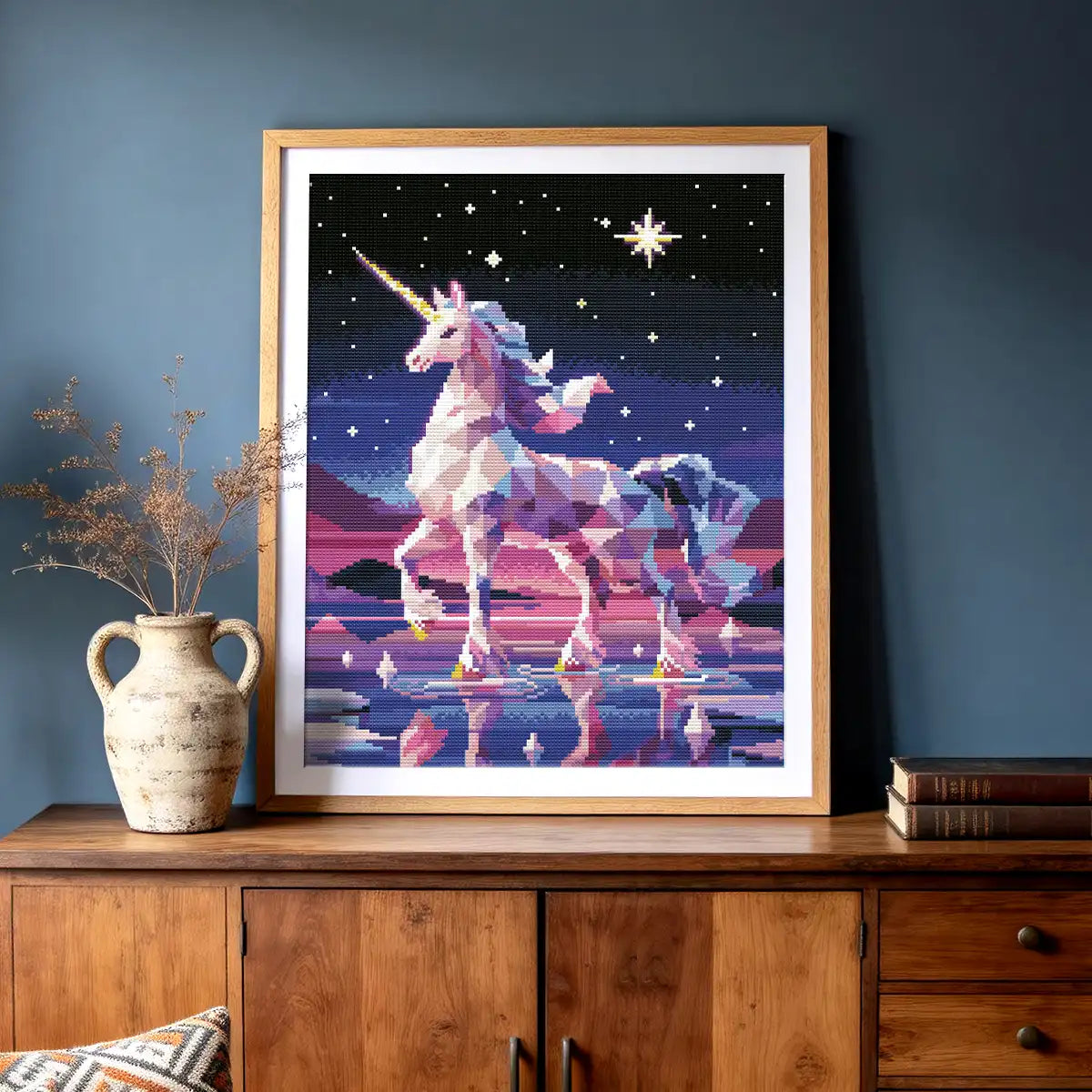 Starlight Unicorn Diamond Painting Wall Art for Living Room Decor - FEELOOK Art