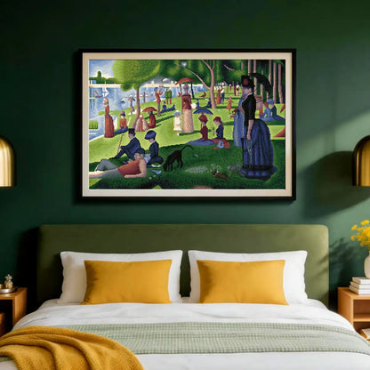 Impressionist La Grande Jatte diamond art bringing warmth and timeless elegance into cozy home décor - FEELOOK Art
