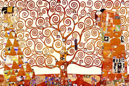 Tree of Life diamond painting kit featuring symbolic branches and vibrant roots in full drill round diamonds.