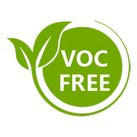 VOC Free logo indicating the product emits no harmful volatile organic compounds, ensuring a safe indoor environment – FEELOOK Art
